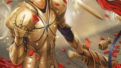 Flowers weapons Bring It On Swords drawings red flowers anime 