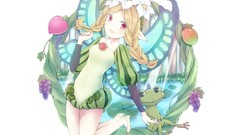 Flowers white aquarium Anime pink eyes Odin Sphere Tama
