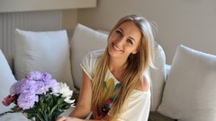 Flowers woman smiling Hayley Marie Hayley Marie Coppin