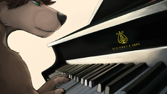 Fluke pianist furry Anime