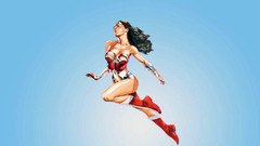 Flying dc comics superheroes