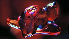 Flying hippo abstract water