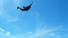 Flying Men jumping extreme