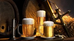 Foam food alcohol barrels beverages pitcher beers