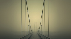 Fog mist Bridges roads