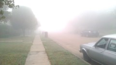Fog streets eerie