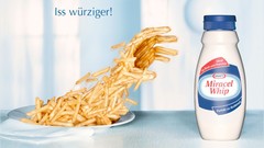 Food advertisement french fries