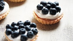 Food blueberries dessert fruits tarts