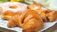 Food bread croissants