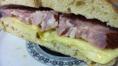 Food cheese bread pork