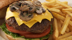 Food cheese french fries