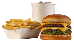 Food cheese french fries