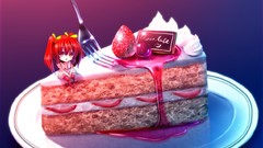 Food chocolate dress Chibi red eyes anime girls Ryosios