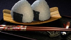 Food fruits chopsticks Japanese food onigiri