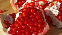 Food fruits pomegranate