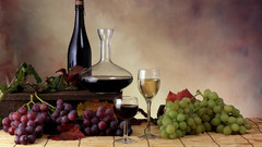 Food grapes wine