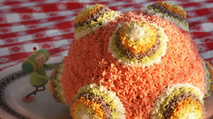 Food Katamari plates cakes