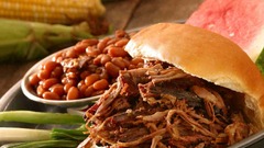 Food meat bread bean