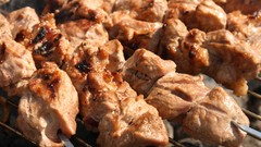 Food meat kebab chicken nuggets Souvlaki