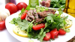 Food meat salad kebab chicken nuggets