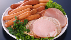 Food meat Sausages ham