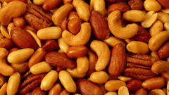 Food nuts dried fruits