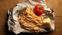 Food pasta tomatoes