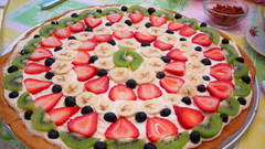 Food pizza kiwi limes