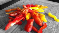 Food selective coloring peppers