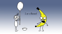 Food spoons bananas rejected