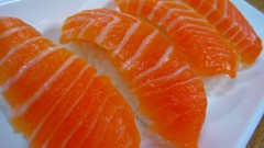 Food sushi salmon