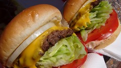 Food tomatoes hamburgers In-N-Out