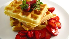 Food waffles Food and