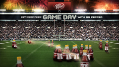 Football Dr. pepper game