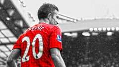 Football player Robin van Persie Manchester United FC