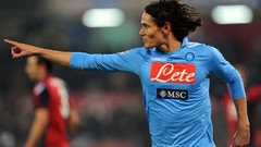 Football player soccer Napoli edinson cavani