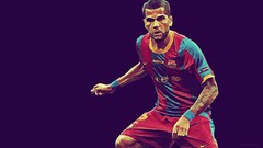Football player soccer professional Silva daniel alves football 