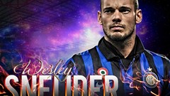 Football player soccer wesley sneijder