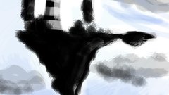 For windmill The ) With floating hey lookin