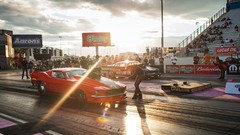 Ford Chevrolet races sunlight Ford mustang classic cars events 