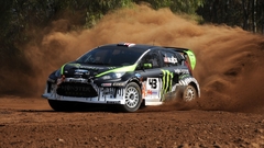 ford fiesta Car Ken Block rally cars race cars vehicle Ford dirt