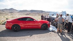 Ford mustang desert red cars vehicle film set Ford