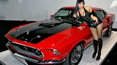 Ford mustang girls with