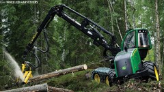 Forestry John Deere harvester