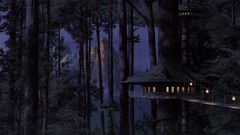 Forests artwork tree house