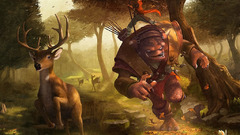 Forests deer troll