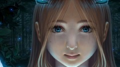 Forests fantasy art symmetry