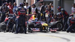 Formula one Bulls Red