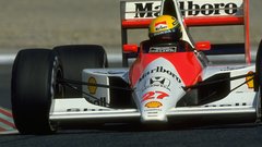 Formula one vehicles Ayrton