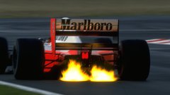 Formula one vehicles Ayrton